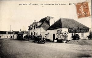Seller image for Ansichtskarte / Postkarte La Mnitr Maine et Loire, Restaurant A la Bonne Friture, Autos for sale by akpool GmbH