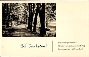 Bild des Verkufers fr Ansichtskarte / Postkarte Sierksdorf in Holstein, Hof Sierksdorf, Bes. Hans Bauer zum Verkauf von akpool GmbH