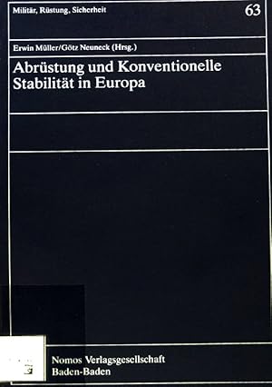 Seller image for Abrstung und konventionelle Stabilitt in Europa. Militr, Rstung, Sicherheit ; Bd. 63; for sale by books4less (Versandantiquariat Petra Gros GmbH & Co. KG)