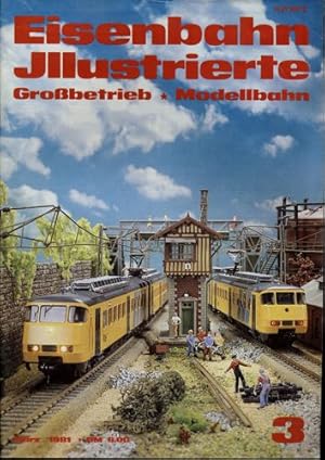 Image du vendeur pour Eisenbahn Illustrierte Grobetrieb Modellbahn Heft 3/1981 (Mrz 1981). mis en vente par Versandantiquariat  Rainer Wlfel