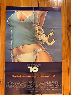 "10" One Sheet 1979 Dudley Moore, Bo Derek