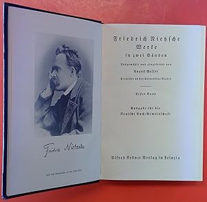 Seller image for Friedrich Nietzsches Werke in zwei Bnden. Erster Band. for sale by biblion2