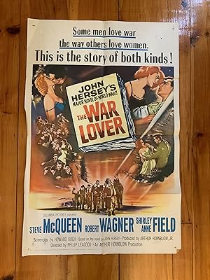 Seller image for The War Lover One Sheet 1962 Steve McQueen, Robert Wagner for sale by AcornBooksNH