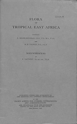 Imagen del vendedor de Malpighiaceae (Flora of Tropical East Africa) a la venta por WeBuyBooks