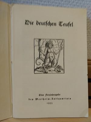 Die deutschen Teufel. Neujahrsgabe des Wertheim-Antiquariats.