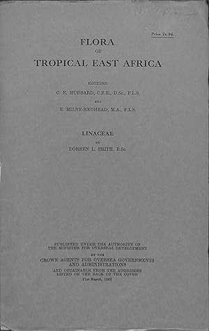 Image du vendeur pour Linaceae (Flora of Tropical East Africa) mis en vente par WeBuyBooks