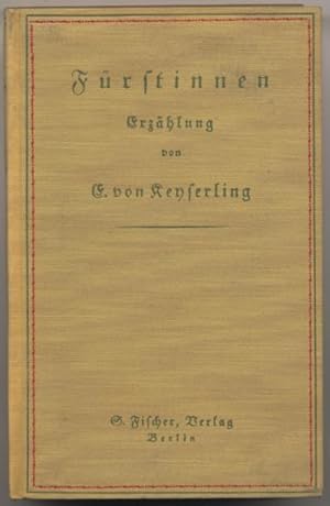 Bild des Verkufers fr Frstinnen. Erzhlung. zum Verkauf von Johann Nadelmann Antiquariat