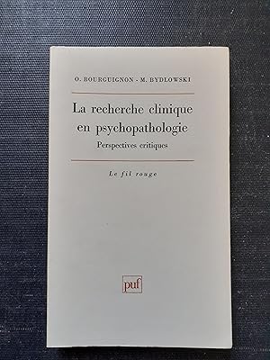 La recherche clinique en psychopathologie - Perspectives critiques