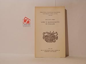 Libri e manoscritti di Haller 1777-1977