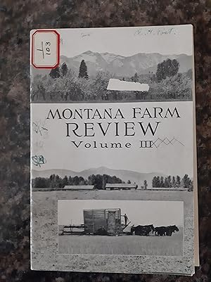 Seller image for Montana Farm Review Volume III for sale by Darby Jones