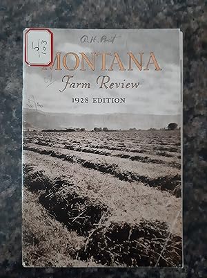 Image du vendeur pour Montana 1928 Farm Review Edition Vol. 41 #1 mis en vente par Darby Jones