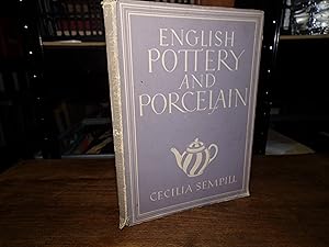 Imagen del vendedor de English Pottery And Porcelain a la venta por Tilly's Bookshop