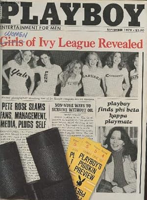 Seller image for PLAYBOY ENTERTAINMENT FOR MEN N 9- Women of Ivy League Revealed - Pete Rose slams fans, management, media, plugs self - Non-Nuke ways to survive without oil - Playboy finds phi beta kappa playmate -etc. for sale by Le-Livre