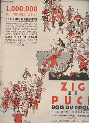 Bild des Verkufers fr Brochure/Zig et Puce, rois du cirque- film de Paris Nice productions et socit d'tudes cinmatographiques zum Verkauf von Le-Livre