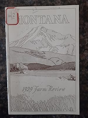 Image du vendeur pour Montana 1929 Farm Review Edition Vol. V #1 mis en vente par Darby Jones