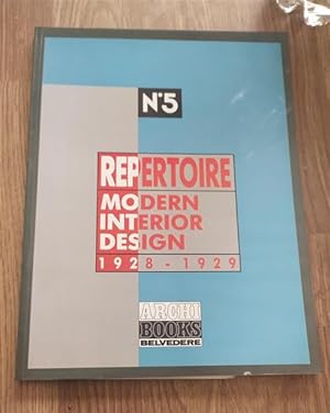 Seller image for Repertoire N 5 Modern Interior Design 1928 1929 for sale by Piazza del Libro