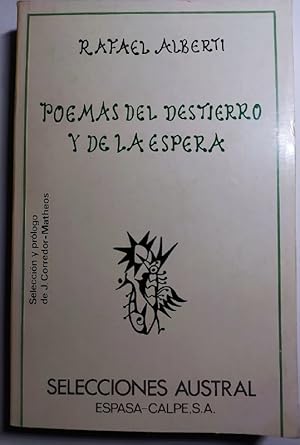 Seller image for Poemas del destierro y de la espera for sale by La Leona LibreRa