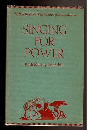 Seller image for SINGING FOR POWER The Song Magic of the Papago Indians of Southern Arizona for sale by Circle City Books