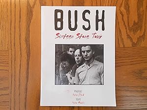 Seller image for Bush - Sixteen Stone Tour (Rock Music) for sale by Clarkean Books