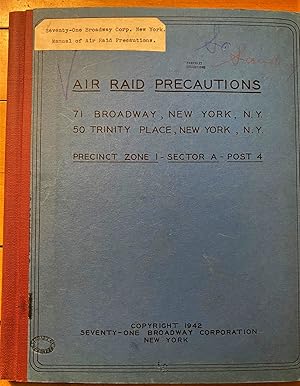 (Air Raid) Seventy-One Broadway Manual of Air Raid Precautions.