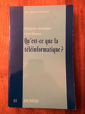 Bild des Verkufers fr Qu'est-ce que la tlinformatique? zum Verkauf von Librairie des Possibles