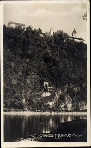 Ansichtskarte / Postkarte Oberösterreich, Schloss Neuhaus an der Donau