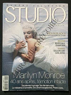 STUDIO-N°180-JUILLET ET AOUT 2002-MARILYN MONROE