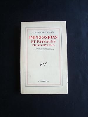 Impressions et paysages - Proses diverses -