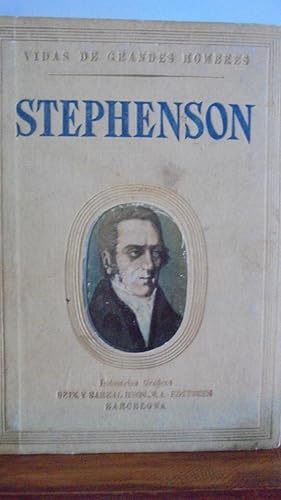 Imagen del vendedor de VIDA DE STEPHENSON a la venta por LIBRERA ROBESPIERRE