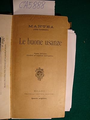 Seller image for Le buone usanze for sale by Studio Bibliografico Restivo Navarra