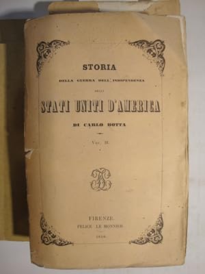 Storia della guerra dell'indipendenza degli Stati Uniti d'America - Vol. I e II