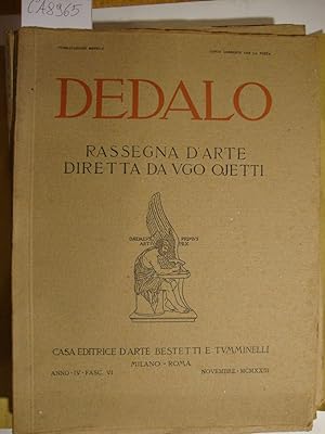 Dedalo - Rassegna d'arte diretta da Ugo Ojetti (Anno IV - 1923 - Vari numeri)