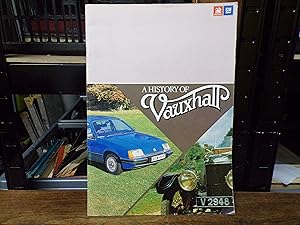 Image du vendeur pour A History Of Vauxhall: The Company And Its Cars mis en vente par Tilly's Bookshop