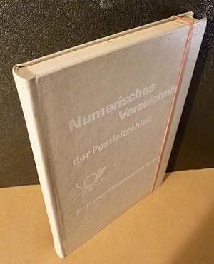 Bild des Verkufers fr Numerisches Verzeichnis der Postleitzahlen der Deutschen Demokratischen Republik. Herausgegeben im Auftrag des Ministeriums fr Post- und Fernmeldewesen der DDR vom Zentralen Post- und Fernmeldeverkehrsamt, 1085 Berlin. zum Verkauf von Kunze, Gernot, Versandantiquariat