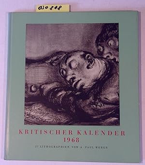 Kritischer Kalender 1968 - 27 Lithographien, 1 signierte s/w Originallithographie