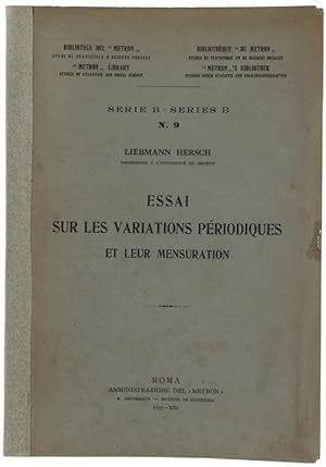 ESSAI SUR LES VARIATIONS PERIODIQUES ET LEUR MENSURATION (texte français):