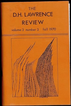 Imagen del vendedor de The D.H. Lawrence Review (Volume 3, Number.32) Fall 1970 a la venta por The Book Collector, Inc. ABAA, ILAB