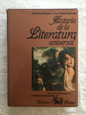 Imagen del vendedor de Historia de la literatura universal (7) a la venta por Libros Ambig