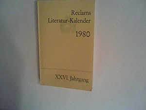 Bild des Verkufers fr Reclams Literatur-Kalender 1980 . XXVI. Jahrgang zum Verkauf von ANTIQUARIAT FRDEBUCH Inh.Michael Simon