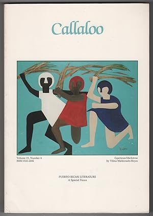 Imagen del vendedor de Callaloo : A Journal of African-American and African Arts and Letters, Volume 15, Number 4 (Fall 1992) - Puerto Rican Literature : A Special Focus a la venta por Philip Smith, Bookseller