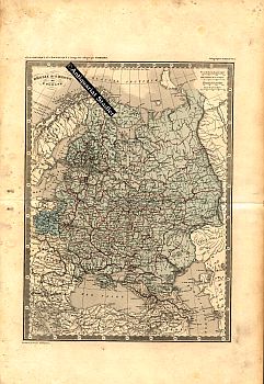 Russie D Europe et Pologne. Aus dem Atlas Historique et geographique renfermant toutes les cartes...