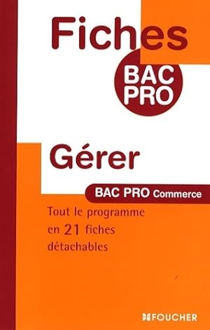 G rer bac pro commerce - Dominique Duch ne