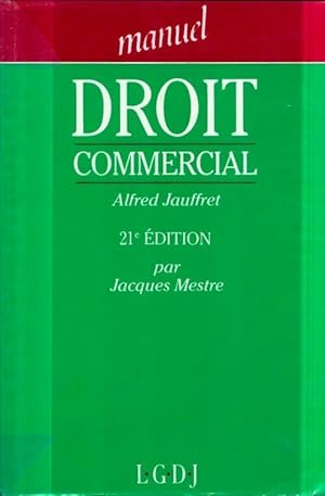 Image du vendeur pour Droit commercial - Jacques Mestre mis en vente par Book Hmisphres