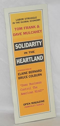 Imagen del vendedor de Solidarity in the heartland a la venta por Bolerium Books Inc.