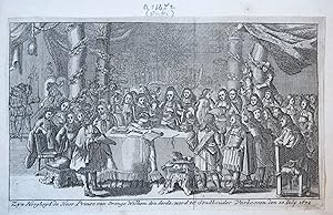 [Antique print, etching] 'Zyn Hoogheyd de Heer Prinse van Orange Wilhem de derde, werd tot Stadth...