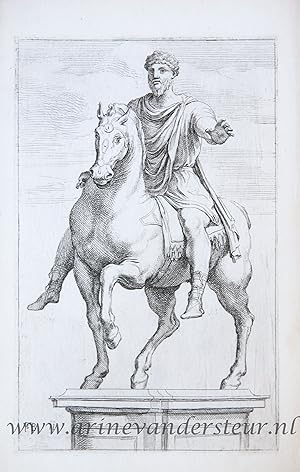 [Antique mythology print, etching] Marcus Aurelius, two plates ['Segmenta nobilium signorum et st...