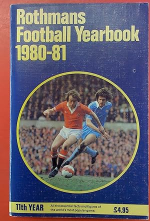 Bild des Verkufers fr Rothmans Football Yearbook 1980-81 (11th YEAR) zum Verkauf von biblion2