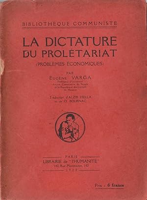 La Dictature du Prolétariat (Problèmes économiques)