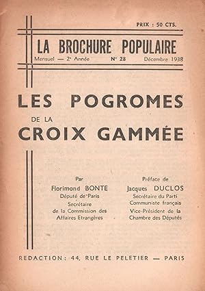 Les Pogromes de la Croix gammée