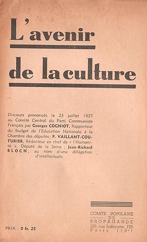 L'Avenir de la Culture.